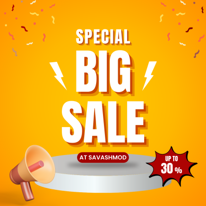 Orange White Modern Sale Instagram Post